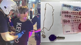 工人飛車搶金項鍊　逃亡44分鐘就落網