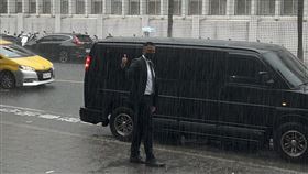 黑人陳建州北檢出庭。（圖／記者李依璇攝影）