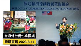 黃暐瀚近日發文「當海外台僑，也拿國旗」。（圖／翻攝自黃暐瀚臉書）