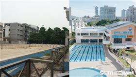 台中二信泳池／中市運動局授權提供