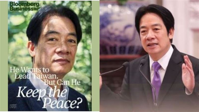 賴清德登《彭博》封面！展現準總統高度