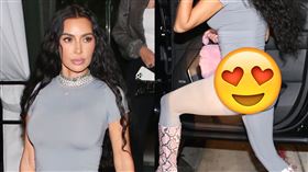 「豐臀金」金卡戴珊秀超辣曲線。（圖／美聯社／達志影像）