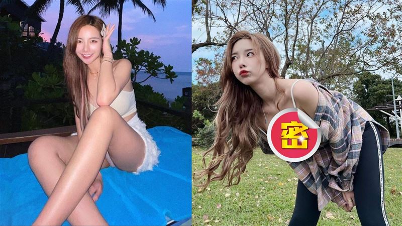全被看光！奎丁低胸俯身「雄偉福利」掉出