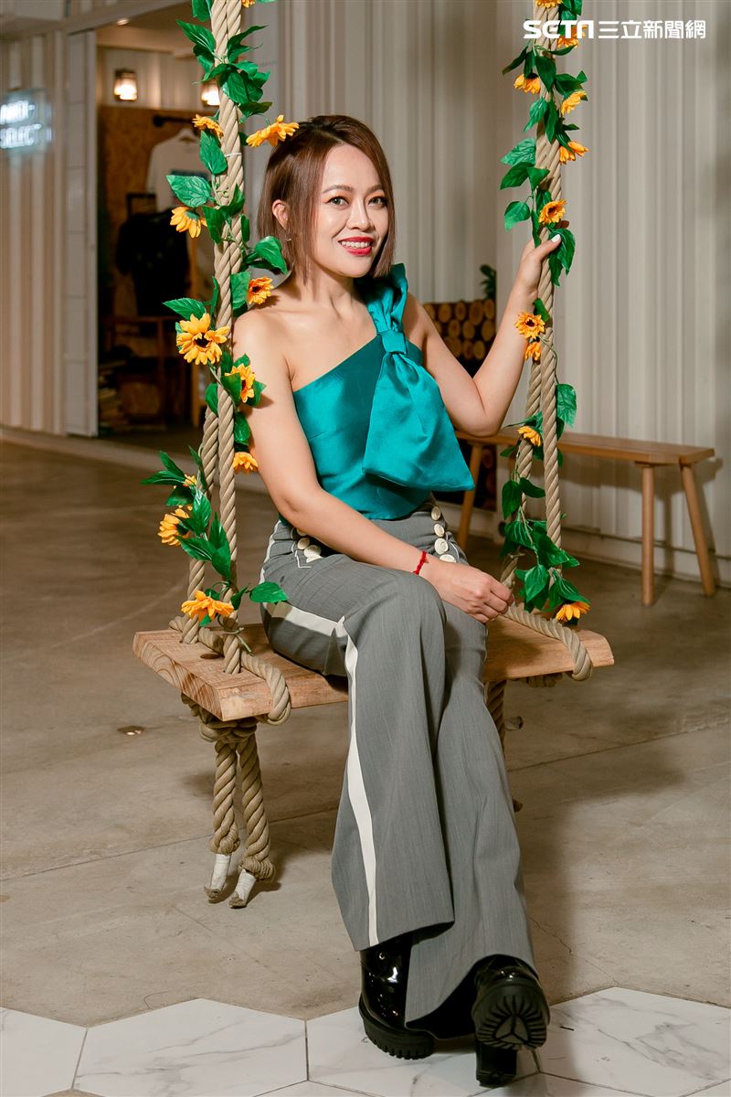 戴愛玲三立新聞網專訪。（圖／記者楊澍攝影）