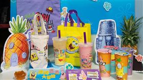 日出茶太首度攜手海綿寶寶在全台門市推出「海綿星星大冒險」活動。（圖／品牌提供）