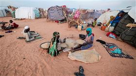 蘇丹，難民，內戰。（圖／路透／達志影像）