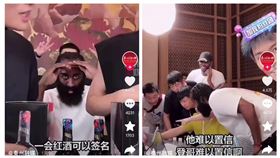 ▲哈登（James Harden）體驗抖音直播賣貨，1萬瓶紅酒秒殺讓他驚呆。（圖／翻攝自抖音）