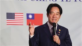 賴清德舊金山出席僑宴（1）副總統賴清德（圖）出訪友邦巴拉圭回程過境美國舊金山，於美西時間16日晚間出席僑宴，並發表演說。中央社記者趙世勳攝  112年8月17日