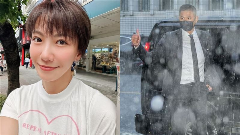 黑人赴北檢雨中比讚　大牙沉默一天首發聲