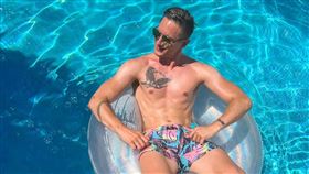 男星,游泳,大明星小跟班,泳帽