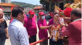 ▲陣頭隊伍到機場迎接媽祖回宮。（圖／翻攝自馬祖日報社）