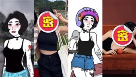 NanaQ貼出她與超商女友對比圖。（圖／翻攝自NanaQ IG）