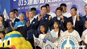 U15運動會即將自今年8月19日於巴西里約熱內盧舉行，台灣共計44位選手前往參賽，17日舉行授旗儀式。（圖／記者蔡厚瑄攝影）