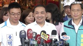 ▲侯友宜赴屏東慈鳳宮參拜，與議員、代表及里長座談