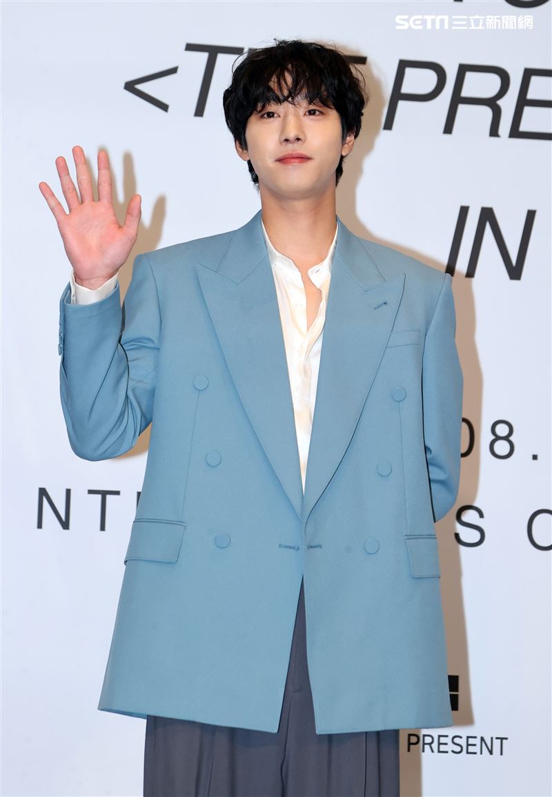 韓星安孝燮首次來台媒體見面會。（圖/記者邱榮吉攝影）