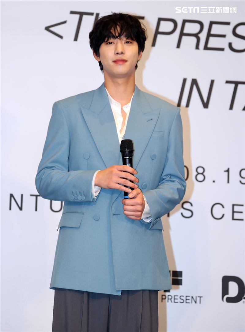 韓星安孝燮首次來台媒體見面會。（圖/記者邱榮吉攝影）