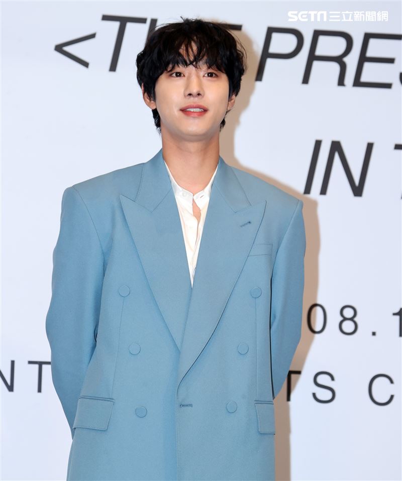 韓星安孝燮首次來台媒體見面會。（圖/記者邱榮吉攝影）