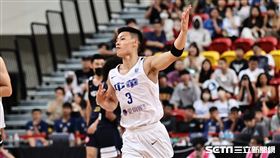 台灣藍隊後衛林秉聖。（圖／記者劉彥池攝影）