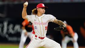 ▲林凱威8局上滿壘拆彈成功。（圖／味全龍球團提供）