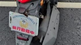 海山警,遮車牌,義交,新北,開罰,執行勤務中,車牌