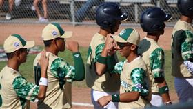 ▲桃園新明在LLB世界次青少棒賽擊退加拿大，闖進國際組冠軍戰，力拚世界賽冠軍戰門票。（圖／中央社）