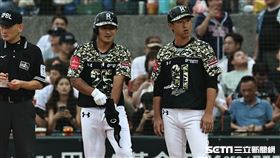 ▲林子偉中職初登場首次打擊獲得保送。（圖／記者劉彥池攝影）