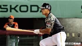 ▲林子偉中職初登場敲出單場第2安。（圖／記者劉彥池攝影）