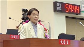 高虹安首次列席新竹市議會進行施政報告新竹市長高虹安17日首次列席新竹市議會進行施政報告。中央社記者魯鋼駿攝 112年5月17日