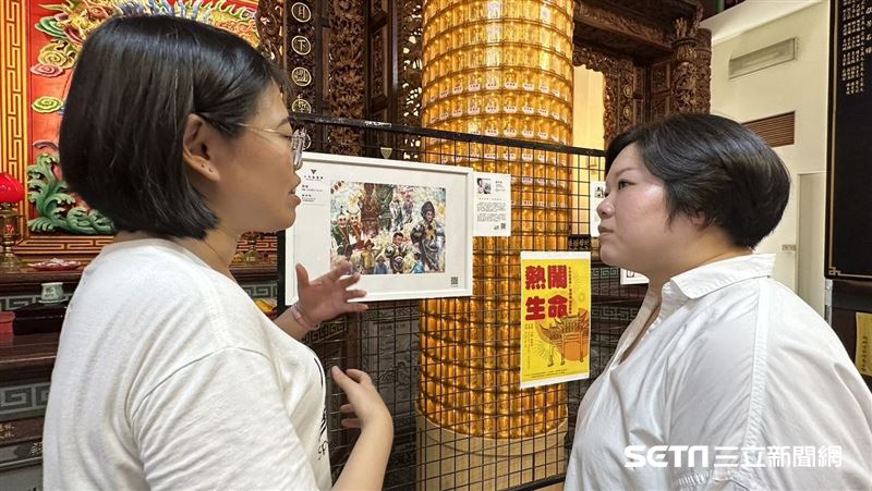 獨／顏莉敏父女被感動　促光點畫家們辦展