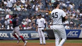 ▲柯爾（Gerrit Cole）慘挨滿貫砲！單場挨2轟。（圖／美聯社／達志影像）