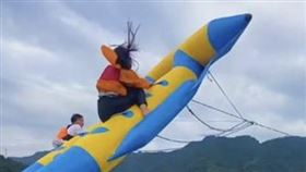 飛魚船,氣墊船,海上,（圖／翻攝自抖音）