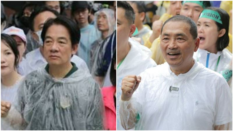 賴清德、侯友宜跟走遊行！侯多走「這段」