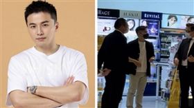 ▲阿緯在信義區百貨巡店。（圖／翻攝阿緯臉書、CTWANT）