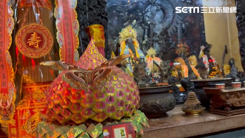 南投天受宮蛇頭蛾現蹤　廟方解釋有2含意