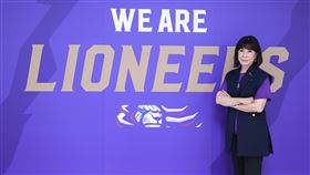 新竹街口攻城獅進行組織調整，領隊陳美玲兼任球團董事長。（圖／新竹街口攻城獅提供）