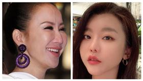 李玟（左）生前爆遭《中國好聲音》虐待令小紅老師痛哭。（圖／記者邱榮吉攝、翻攝自IG）