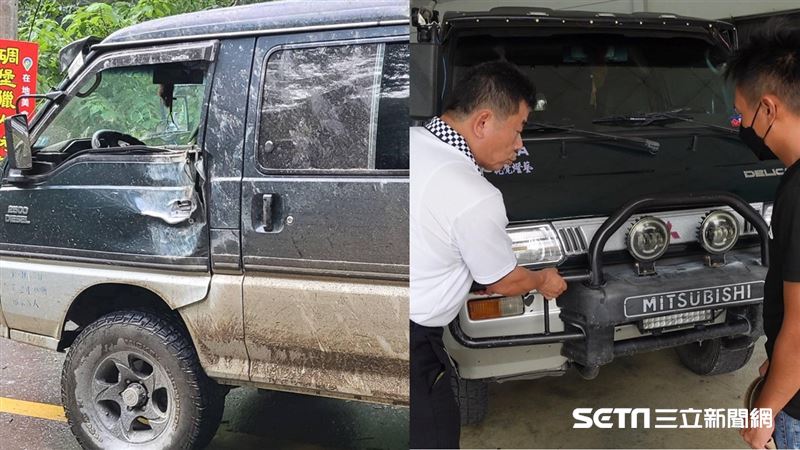 救災車遭土石砸損　老闆7天幫修真不收錢