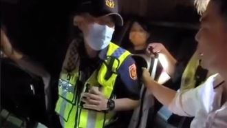 台中女坐車上控違法搜索　警駁：依法有據