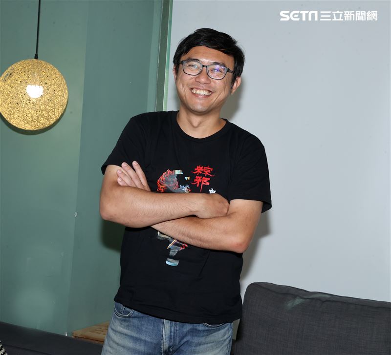 「粽邪3」導演廖士涵三立新聞網專訪。（圖／記者邱榮吉攝）