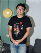  「粽邪3」導演廖士涵三立新聞網專訪。（圖／記者邱榮吉攝）