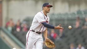 ▲勇士歐森（Matt Olson）敲出第43轟後近7場比賽僅敲出4安。（圖／路透社／達志影像）