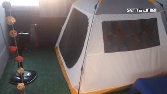 包水包電月租1000元！男頂樓搭帳篷住半年