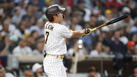 ▲金河成炸裂大聯盟生涯首發滿貫砲。（圖／美聯社／達志影像）