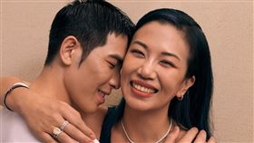 蕭敬騰和老婆林有慧七夕曬出甜蜜照。（圖／V MAGAZINE提供）