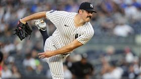 ▲洋基50億左投羅登（Carlos Rodon）本季首次投滿6局。（圖／美聯社／達志影像）