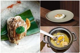 季風、HUGH dessert dining （右上）及小酌之家（右下）是臺北三家新入選必比登推介的店家，翻攝自米其林官網