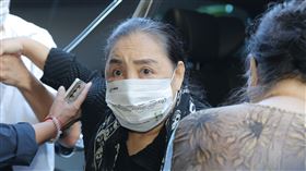 藝人陳盈潔發監，今早於北檢報到。（圖／記者楊澍攝影）