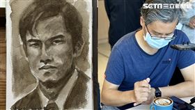 肖像,咖啡,老闆,心願,人像咖啡,吉米好站(陳明雄 提供)