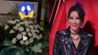 力挺李玟遭威脅？她收花籃寫這4字超毛