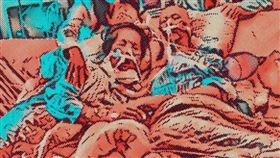 ICU最浪漫愛情！爺爺奶奶「插管跨病房」最後告別（圖／林婷授權提供）